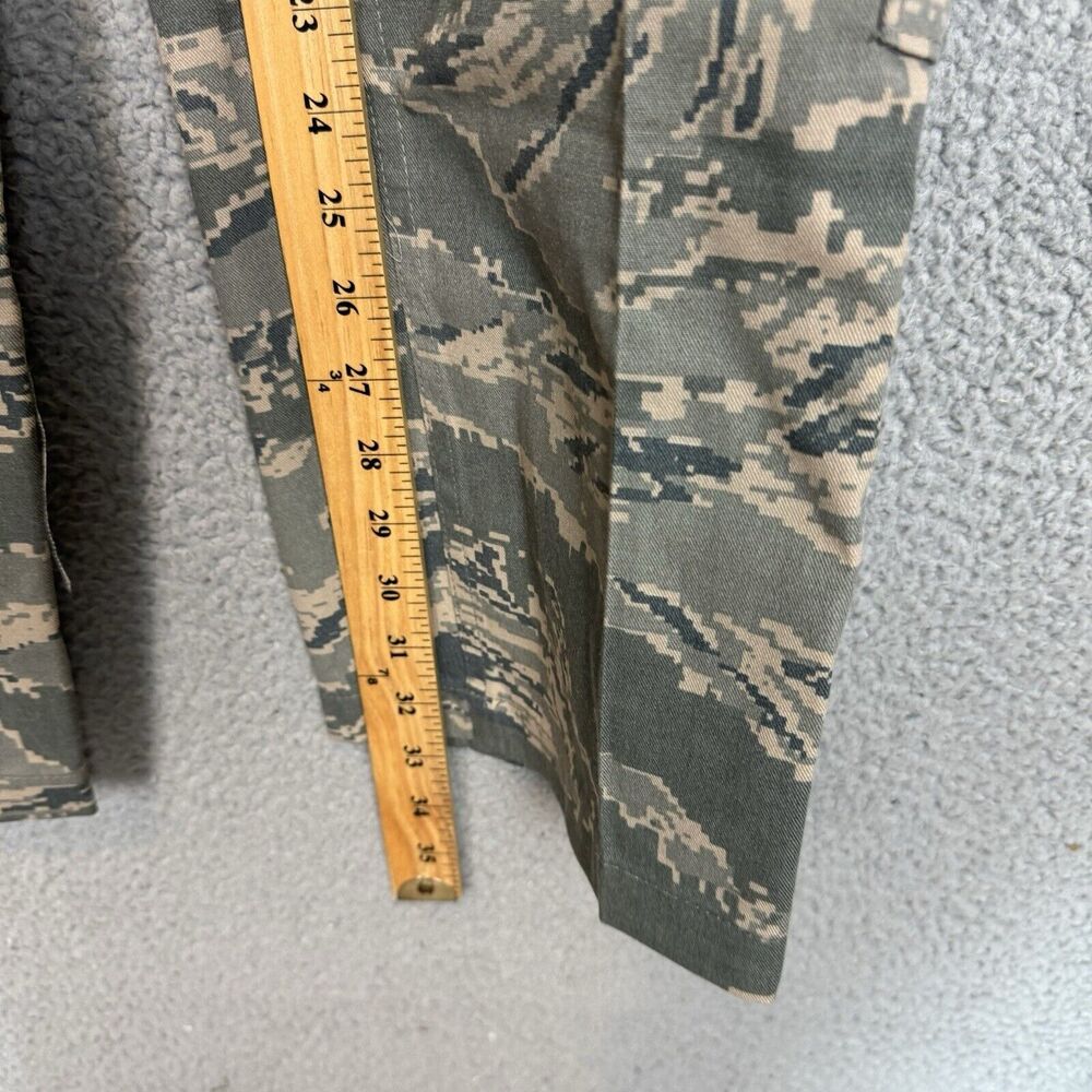US Air Force Pants Womens 12R Green Camouflage Cargo Military Official - Picture 7 of 10